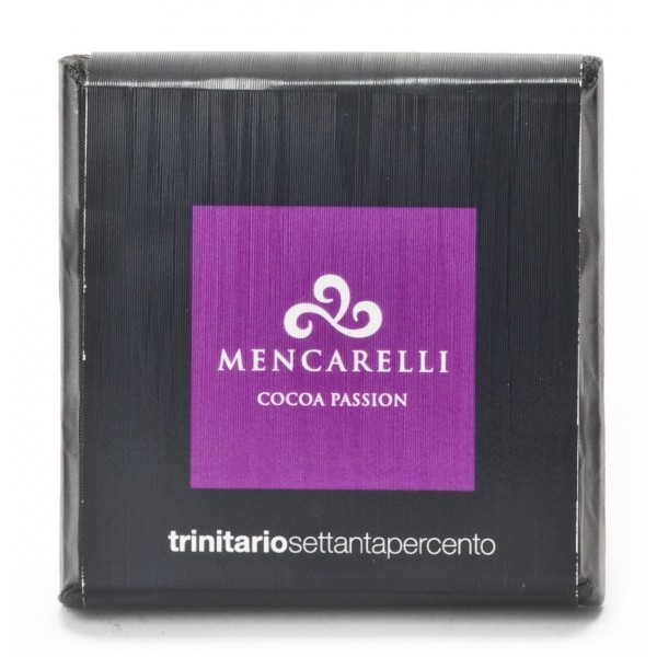 Mencarelli Cocoa Passion - Tavoletta Cioccolato Fondente Trinitario - Tavoletta Cioccolato 50 g