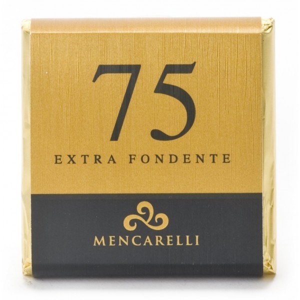 Mencarelli Cocoa Passion - Dark Chocolate Bar 75 % - Chocolate Bar 50 g