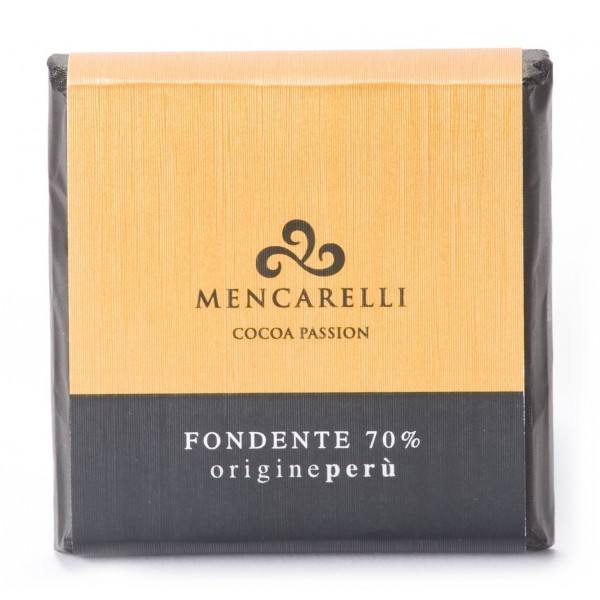 Mencarelli Cocoa Passion - Dark Chocolate Bar Perù Origin - Chocolate Bar 50 g