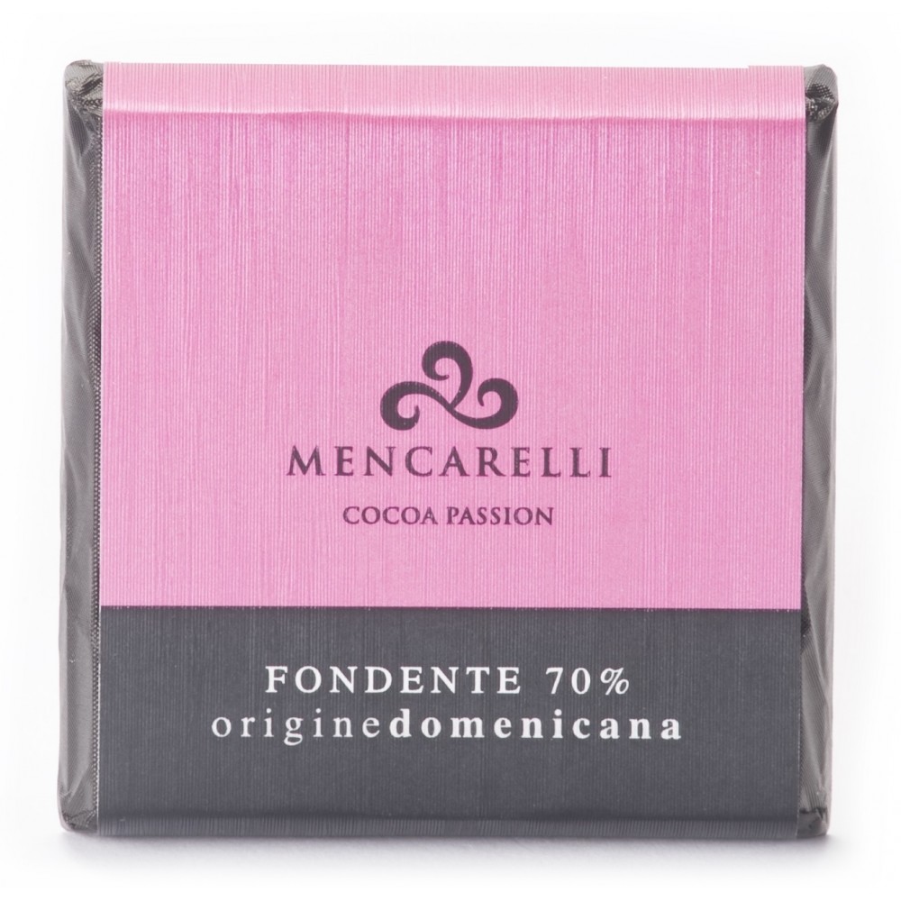 Mencarelli Cocoa Passion - Tavoletta Cioccolato Fondente Origine Dominicana - Tavoletta Cioccolato 50 g