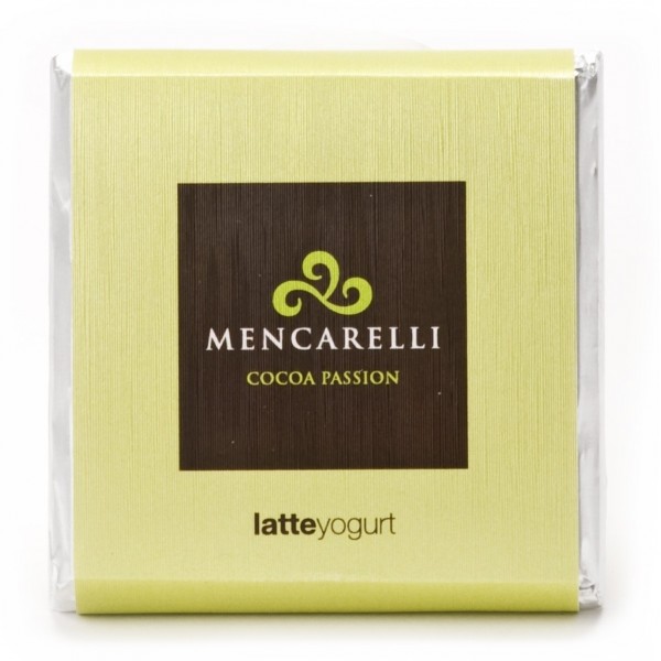 Mencarelli Cocoa Passion - Tavoletta Cioccolato Latte e Yogurt - Tavoletta Cioccolato 50 g