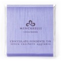 Mencarelli Cocoa Passion - Dark Chocolate Bar 75 % Sugar Free - Chocolate Bar 50 g