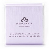 Mencarelli Cocoa Passion - Milk Chocolate Bar Sugar Free - Chocolate Bar 50 g
