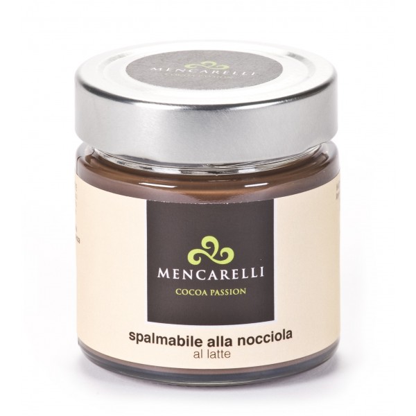 Mencarelli Cocoa Passion - Crema Spalmabile alla Nocciola al Latte - Creme Artigianali 200 g