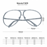 Porsche Design - Occhiali da Sole P´8478 - Giallo Oro Bianco - Porsche Design Eyewear