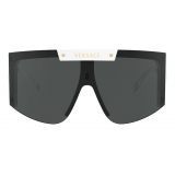 Versace - Sunglasses Medusa Icon Shield - White - Sunglasses - Versace Eyewear