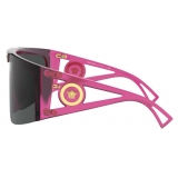 Versace - Occhiale da Sole Shield Medusa Icon - Rosa - Occhiali da Sole - Versace Eyewear