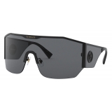 Versace - Sunglasses Medusa Halo Shield - Black - Sunglasses - Versace Eyewear