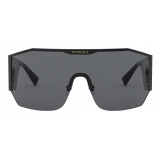 Versace - Occhiale da Sole Shield Medusa Halo - Nero - Occhiali da Sole - Versace Eyewear
