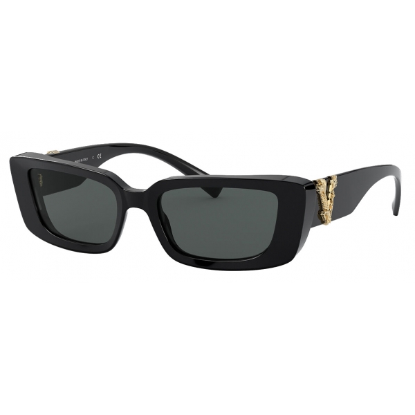 Versace - Sunglasses Versace Virtus Rectangular - Black - Sunglasses ...