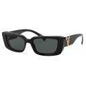 Versace - Occhiale da Sole Rettangolari Versace Virtus - Nero - Occhiali da Sole - Versace Eyewear