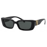 Versace - Occhiale da Sole Rettangolari Versace Virtus - Nero - Occhiali da Sole - Versace Eyewear