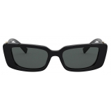 Versace - Occhiale da Sole Rettangolari Versace Virtus - Nero - Occhiali da Sole - Versace Eyewear