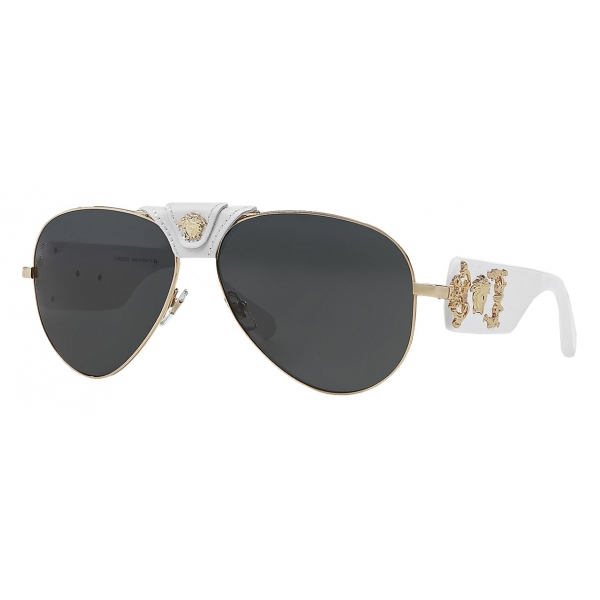 Versace - Sunglasses Baroque - White - Sunglasses - Versace Eyewear