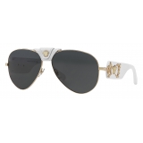 Versace - Sunglasses Baroque - White - Sunglasses - Versace Eyewear