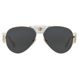 Versace - Sunglasses Baroque - White - Sunglasses - Versace Eyewear