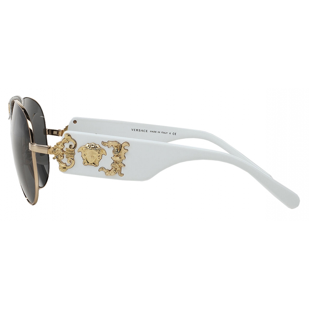 Versace - Baroque Sunglasses - Black & Gold - Sunglasses - Versace Eyewear  - Avvenice