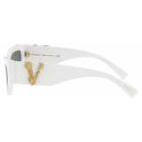 Versace - Sunglasses Versace Virtus Cat-Eye - White - Sunglasses - Versace Eyewear