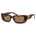 Versace - Sunglasses Versace Virtus Rectangular - Havana - Sunglasses - Versace Eyewear