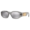 Versace - Occhiale da Sole Medusa Biggie - Grigio - Occhiali da Sole - Versace Eyewear