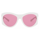 Versace - Sunglasses GV Signature Round - Pink - Sunglasses - Versace Eyewear