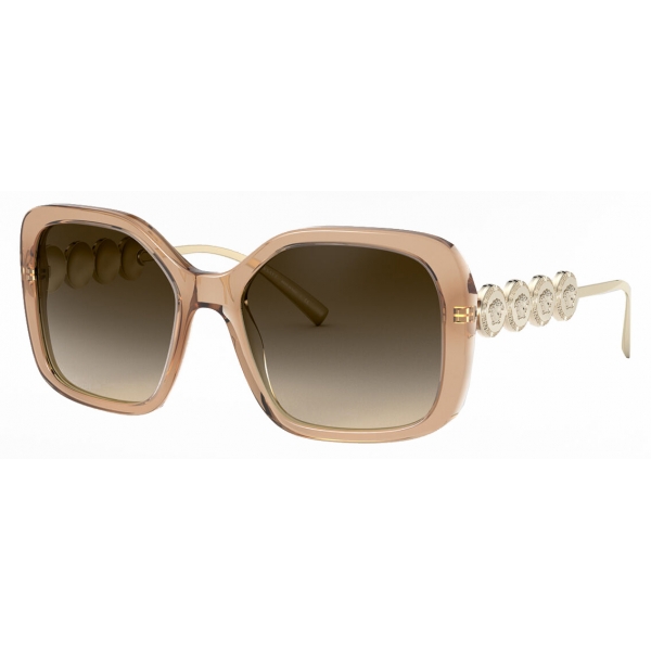 Versace - Sunglasses Signature Medusa Square - Light Brown - Sunglasses - Versace Eyewear