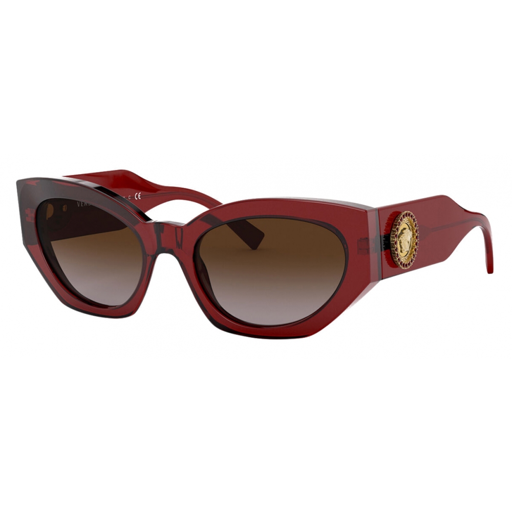 Versace - Sunglasses Medusa Crystal - Burgundy - Sunglasses - Eyewear -