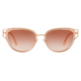 Versace - Greek Wire Cat-Eye - Rose Gold - Sunglasses - Versace Eyewear