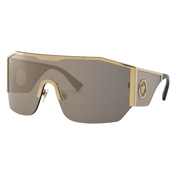 Versace - Sunglasses Medusa Halo Shield - Gold - Sunglasses - Versace Eyewear