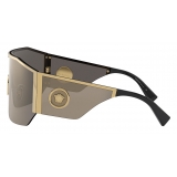 Versace - Sunglasses Medusa Halo Shield - Gold - Sunglasses - Versace Eyewear