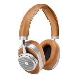 Master & Dynamic - MW65 - Away - Silver Metal / Tan Leather - ANC Wireless Headphones - Premium Quality