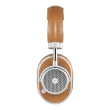 Master & Dynamic - MW65 - Away - Silver Metal / Tan Leather - ANC Wireless Headphones - Premium Quality