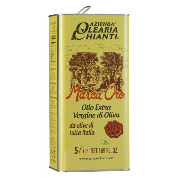 Azienda Olearia del Chianti - Olio Extravergine di Oliva Filtrato Italiano - 5 l