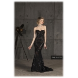 Danilo Forestieri - Long Mermaid Dress Mounted - Haute Couture Made in Italy - Luxury Exclusive Collection