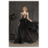 Danilo Forestieri - Bustier Body in Stretch Fabric and Tulle - Haute Couture Made in Italy - Luxury Exclusive Collection