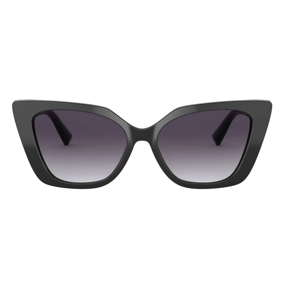 Valentino - Vlogo Cat-Eye Acetate Frame Sunglasses - Black Gray - Valentino  Eyewear - Avvenice