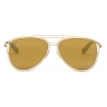 CR7 - Cristiano Ronaldo - GS001 - Semiglossy Gold Frame - Sunglasses - Exclusive Official Collection - CR7 Eyewear