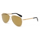CR7 - Cristiano Ronaldo - GS001 - Semiglossy Gold Frame - Sunglasses - Exclusive Official Collection - CR7 Eyewear