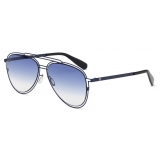 CR7 - Cristiano Ronaldo - GS001 - Semiglossy Dark Blue Frame - Sunglasses - Exclusive Official Collection - CR7 Eyewear