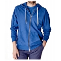 Cruna - Bel Air Sweatshirt in Cotton and Cashmere - 386 - Royal Blue - Handmade in Italy - Luxury High Quality Sweatshirt