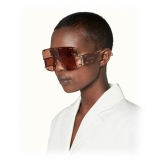 Fenty - Blockt Mask - Terra Cotta - Occhiali da Sole - Rihanna Official - Fenty Eyewear