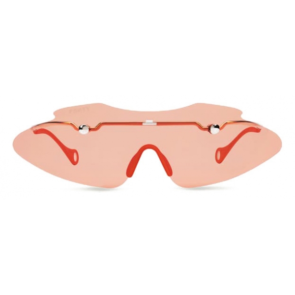 Fenty - Centerfold Mask - Flamingo Pink - Occhiali da Sole - Rihanna Official - Fenty Eyewear