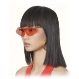 Fenty - Centerfold Mask - Flamingo Pink - Sunglasses - Rihanna Official - Fenty Eyewear