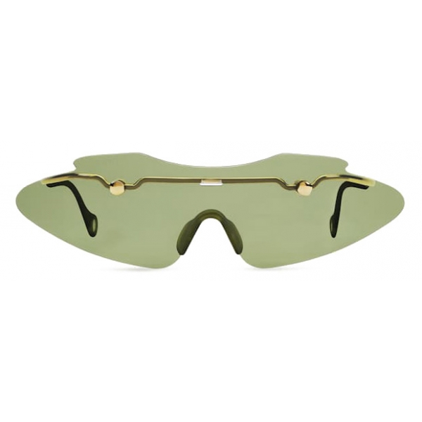 Fenty - Centerfold Mask - Pickle Green - Occhiali da Sole - Rihanna Official - Fenty Eyewear