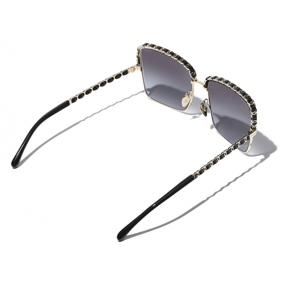 Chanel - Square Sunglasses - Light Gray - Chanel Eyewear - Avvenice