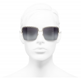 Chanel - Square Sunglasses - Light Gray - Chanel Eyewear