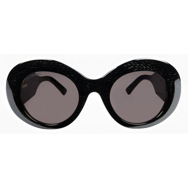 Balenciaga - Occhiali da Sole Blow Round - Nero - Occhiali da Sole - Balenciaga Eyewear