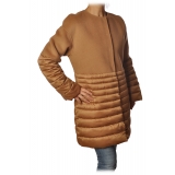 Elisabetta Franchi - Chanel Coat - Caramel - Jacket - Made in Italy - Luxury Exclusive Collection