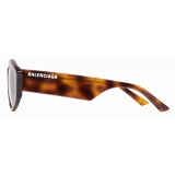 Balenciaga - Cut Square Sunglasses - Havana - Sunglasses - Balenciaga Eyewear