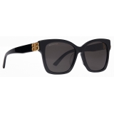 Balenciaga - Adjusted Fit Dynasty Square Sunglasses - Black - Sunglasses - Balenciaga Eyewear
